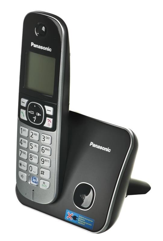 Panasonic KX-TG6811 PDB, juodas цена и информация | Stacionarūs telefonai | pigu.lt