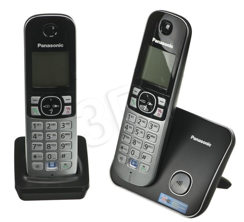 Panasonic KX-TG6812 PDB, sidabrinis цена и информация | Stacionarūs telefonai | pigu.lt