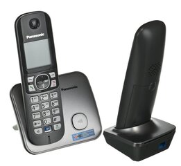 Panasonic KX-TG6812 PDM, pilkas kaina ir informacija | Panasonic Mobilieji telefonai, Foto ir Video | pigu.lt