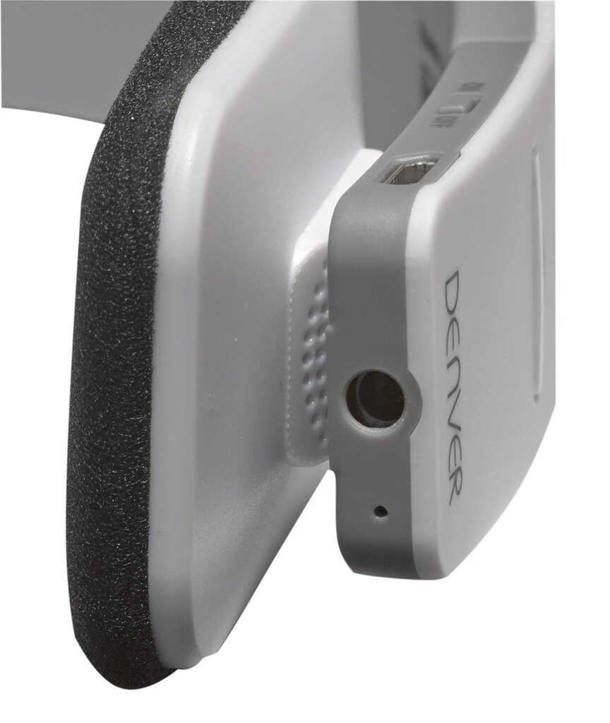 Bluetooth ausinės Denver BTH-204, Balta kaina ir informacija | Ausinės | pigu.lt