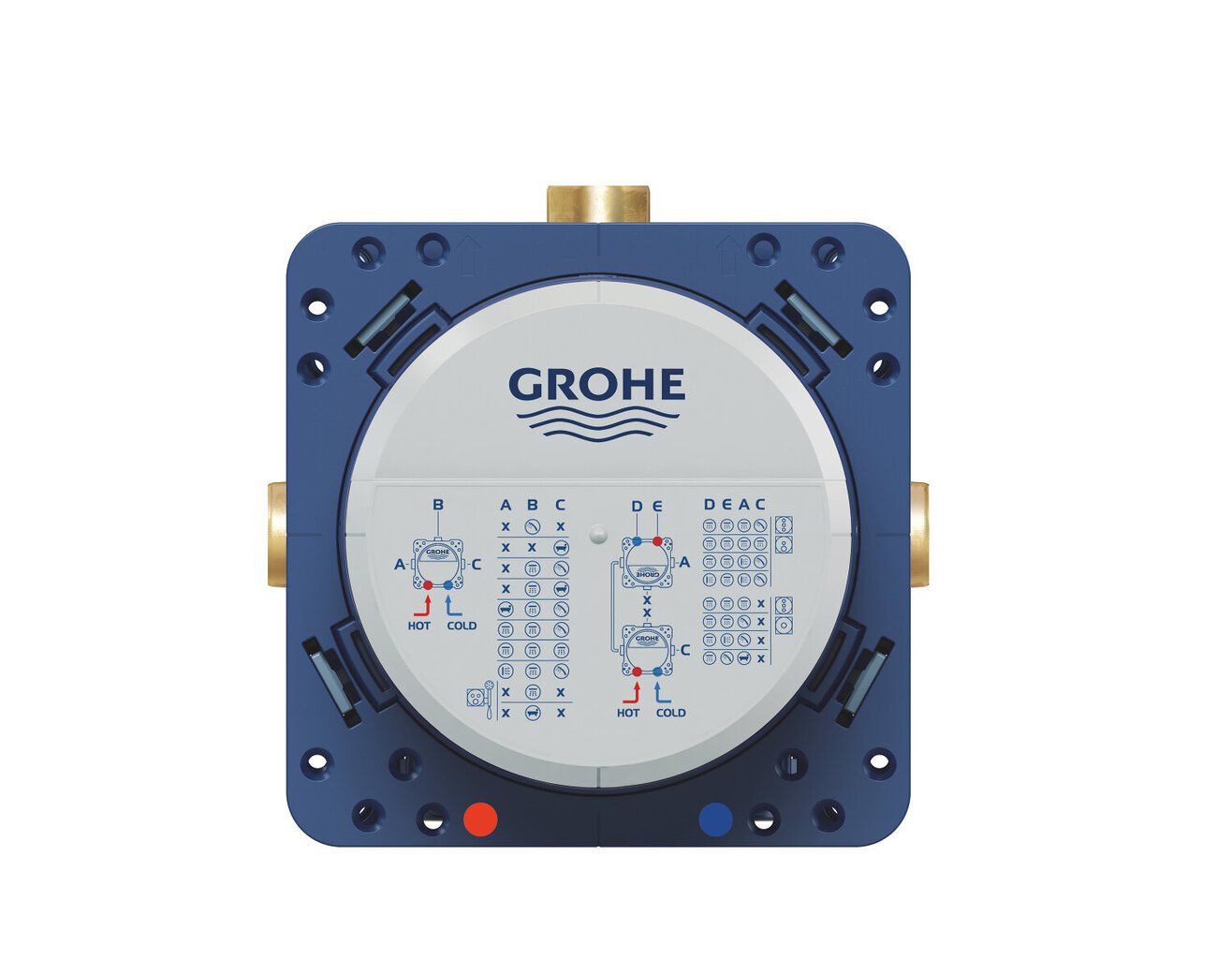 Grohe Rapido SmartBox potinkinė dalis maišytuvui 35600000 kaina ir informacija | Maišytuvų ir dušų priedai | pigu.lt
