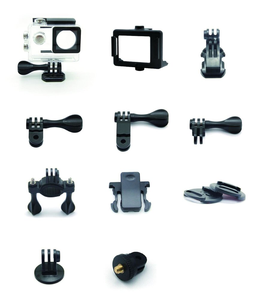 Easypix GoXtreme Enduro 2.7K 20138, juoda kaina ir informacija | Veiksmo ir laisvalaikio kameros | pigu.lt