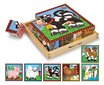 Medinės kaladėlės su gyvūnėliais Melissa & Doug kaina ir informacija | Žaislai kūdikiams | pigu.lt