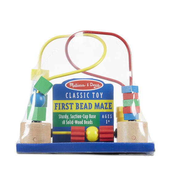 Medinis žaidimas Melissa & Doug First Bead Maze kaina ir informacija | Žaislai kūdikiams | pigu.lt