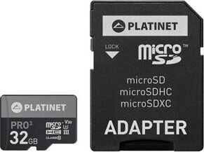 Platinet PMMSD32UIII / 44003 MicroSDHC 32GB kaina ir informacija | Atminties kortelės telefonams | pigu.lt