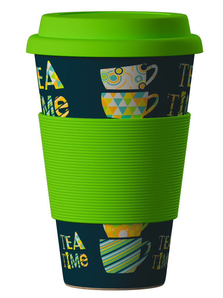 Bambukinis puodelis TEA (ARBATA), 400 ml, 1 vnt. цена и информация | Taurės, puodeliai, ąsočiai | pigu.lt