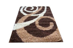 Kilimas Shaggy Long 03 Brown, 120x170 cm kaina ir informacija | Kilimai | pigu.lt