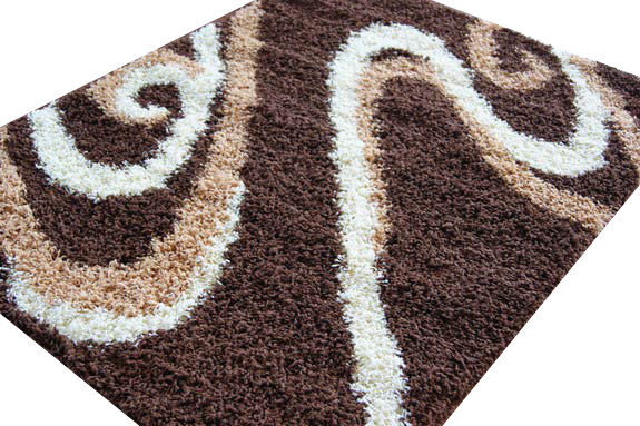 Kilimas Shaggy Long 05 Brown, 80x150 cm цена и информация | Kilimai | pigu.lt