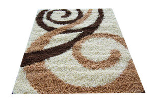 Kilimas Shaggy Long 03 Sand, 80x150 cm kaina ir informacija | Kilimai | pigu.lt