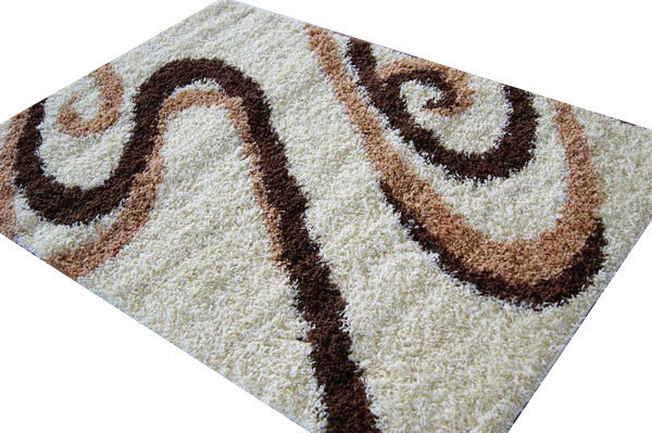 Kilimas Shaggy Long 05 Sand, 140x190 cm kaina ir informacija | Kilimai | pigu.lt