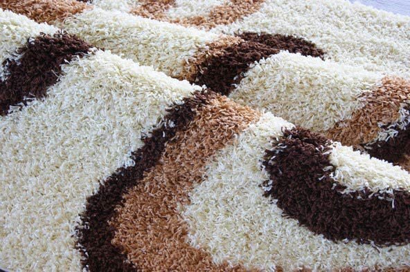 Kilimas Shaggy Long 05 Sand, 140x190 cm цена и информация | Kilimai | pigu.lt