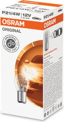 Автомобильная лампа OS7225 Osram OS7225 P21/4W 21/4W 12V (10 шт) цена и информация | Автомобильные лампочки | pigu.lt
