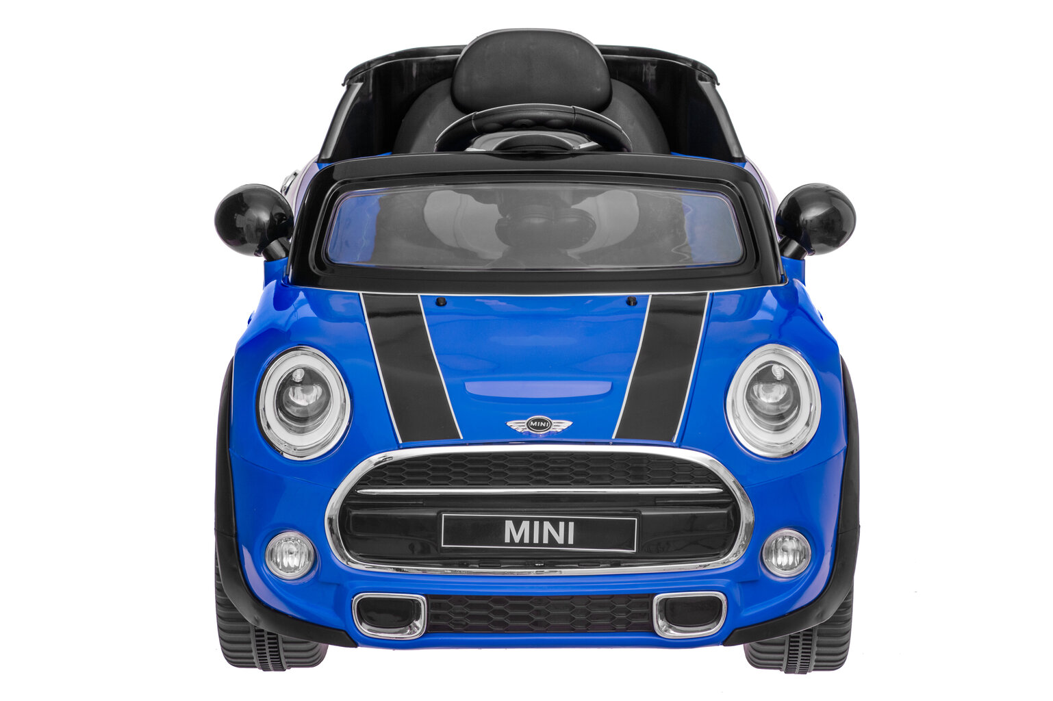 Elektrinis vaikiškas automobilis Mini kuperis S 12V, mėlynas kaina ir informacija | Elektromobiliai vaikams | pigu.lt