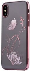 Чехол Devia Lotus для Apple iPhone X, розовый цена и информация | Чехлы для телефонов | pigu.lt
