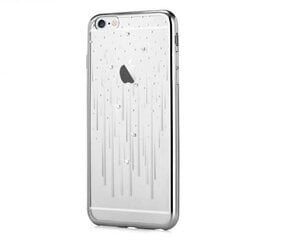 DEVIA Meteor luxury тонкий чехол-крышка для Apple iPhone X / iPhone XS Черный с SWAROVSKI элементами цена и информация | Чехлы для телефонов | pigu.lt