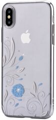 Devia Crystal Petunia, skirtas iPhone X / XS, Sidabrinis kaina ir informacija | Telefono dėklai | pigu.lt