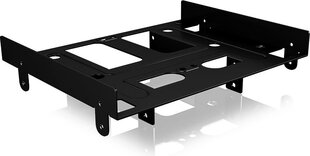 RaidSonic IcyBox internal 5.25'' mounting frame for 2.5" SSD/HDD disk (IB-AC652) kaina ir informacija | Raidsonic Kompiuterių komponentai | pigu.lt