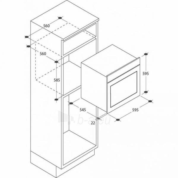 Orkaitė Candy FCS605X kaina ir informacija | Orkaitės | pigu.lt