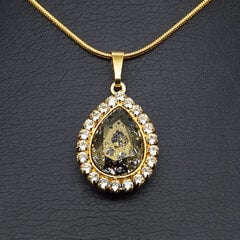 Kaklo papuošalas moterims DiamondSky „Celestial Drop (Gold Patina)“ su Swarovski kristalais kaina ir informacija | Kaklo papuošalai | pigu.lt