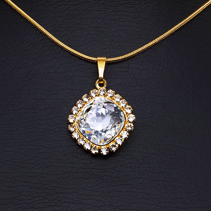 ​Kaklo papuošalas moterims DiamondSky „Glare III“ su Swarovski kristalais цена и информация | Kaklo papuošalai | pigu.lt