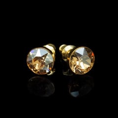 Серьги "Классика (Golden Shadow)" с кристаллами Swarovski™ цена и информация | Серьги | pigu.lt