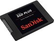 SanDisk SSD Plus 120GB SATA3 (SDSSDA-120G-G27) kaina ir informacija | Vidiniai kietieji diskai (HDD, SSD, Hybrid) | pigu.lt