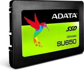 Adata Ultimate SU650 120GB SATA3 (ASU650SS-120GT-C) цена и информация | Внутренние жёсткие диски (HDD, SSD, Hybrid) | pigu.lt