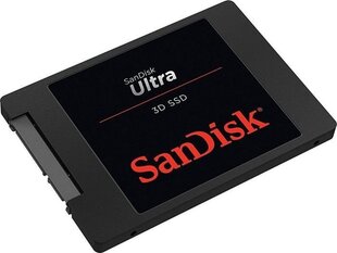 SanDisk Ultra 3D 2TB SATA3 ( SDSSDH3-2T00-G25) цена и информация | Внутренние жёсткие диски (HDD, SSD, Hybrid) | pigu.lt