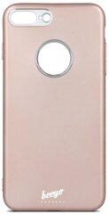 Apsauginė nugarėlė Beeyo Soft, skirta Samsung Galaxy J7 2017 J730 telefonui, rožinė/auksinė kaina ir informacija | Beeyo Planšetiniai kompiuteriai, el.skaityklės | pigu.lt