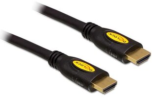 Delock 83738, HDMI Ethernet/HDMI-A, 1.5 м цена и информация | Кабели и провода | pigu.lt