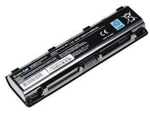 Green Cell Laptop Battery for Toshiba Satellite C50 C50D C55 C55D C70 C75 L70 S70 S75 kaina ir informacija | Akumuliatoriai nešiojamiems kompiuteriams | pigu.lt