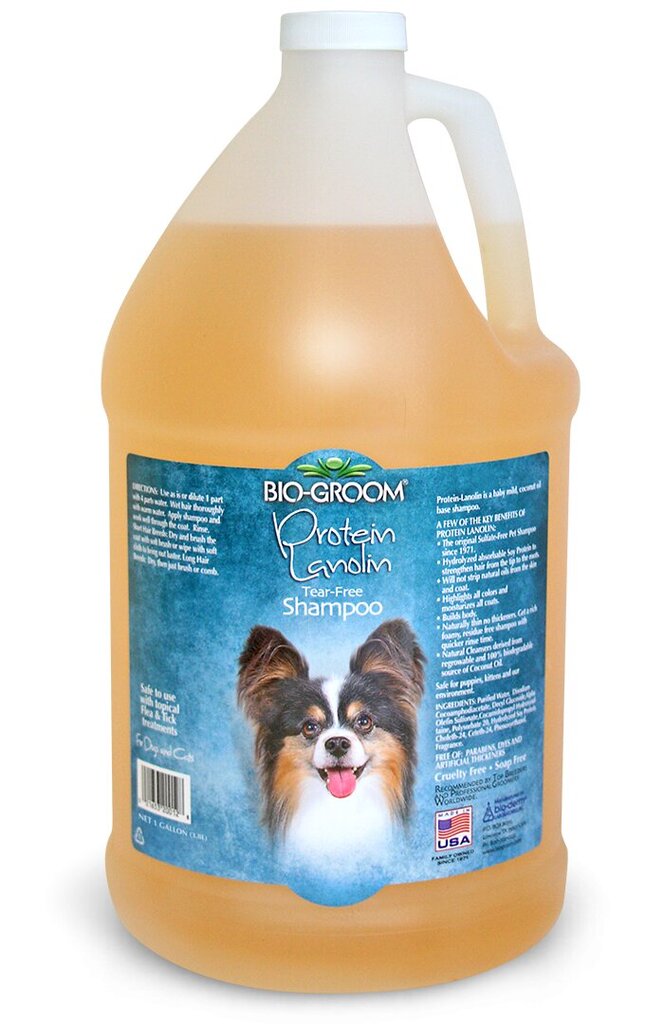 Bio Groom šampūnas Protein/Lanolin, 3.8 l цена и информация | Kosmetinės priemonės gyvūnams | pigu.lt