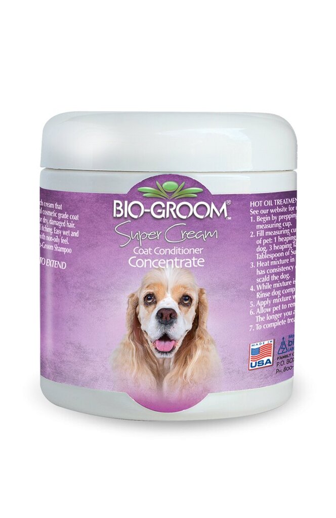 Bio Groom kondicionierius Super Cream, 227 ml цена и информация | Kosmetinės priemonės gyvūnams | pigu.lt