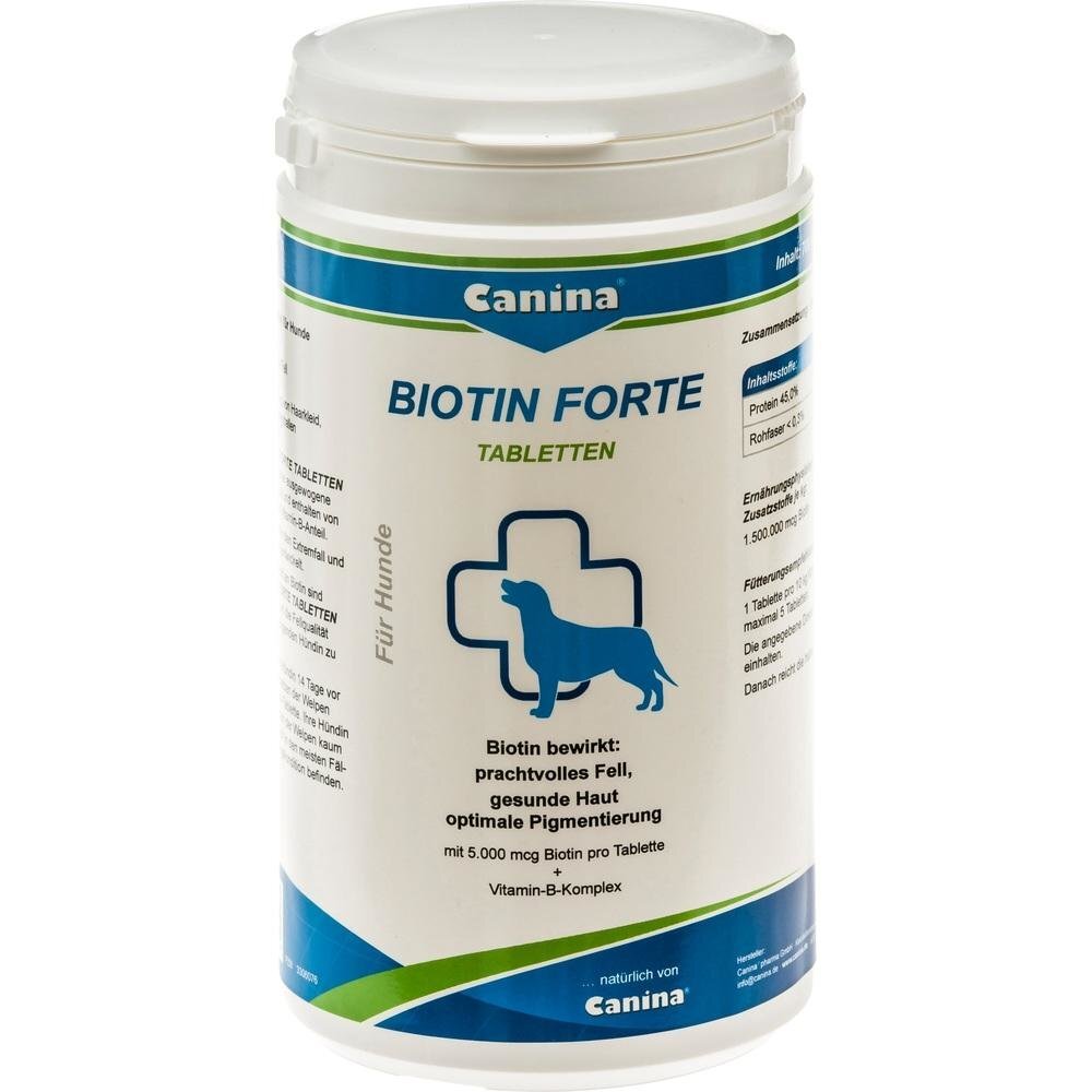 Canina tabletės Biotin Forte N210, 700 g цена и информация | Vitaminai, papildai, antiparazitinės priemonės šunims | pigu.lt