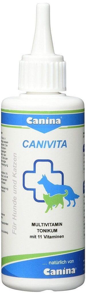 Canina Canivita, 100 ml kaina ir informacija | Vitaminai, papildai, antiparazitinės priemonės šunims | pigu.lt