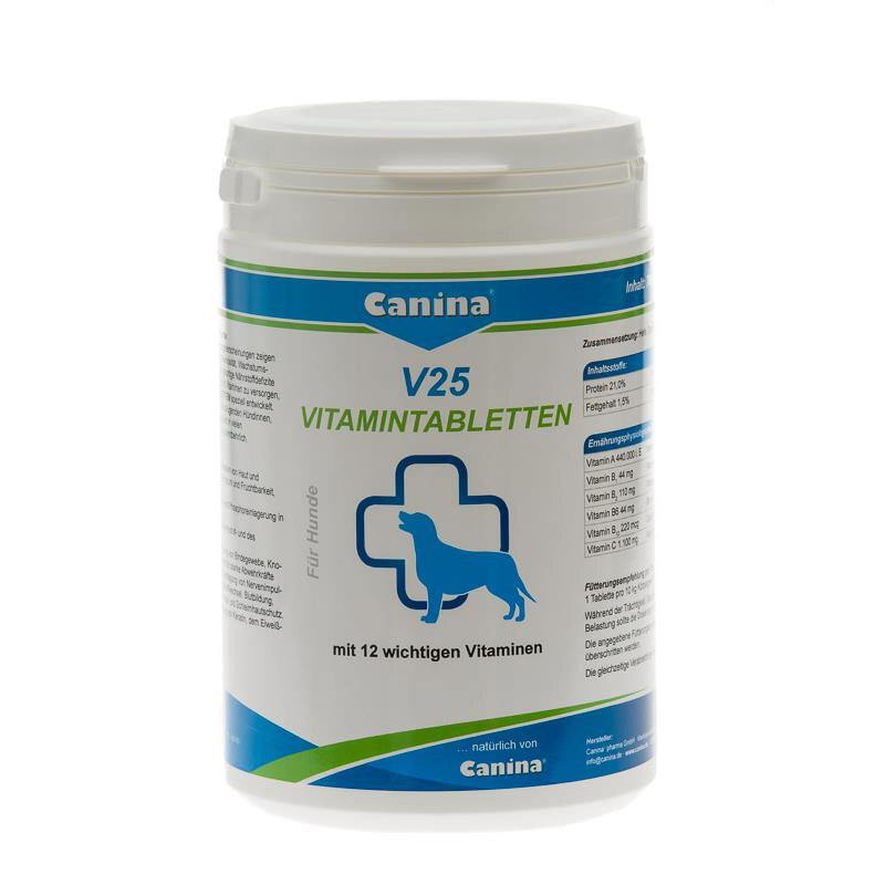 Canina vitaminų tabletės V25 N30, 100 g цена и информация | Vitaminai, papildai, antiparazitinės priemonės šunims | pigu.lt
