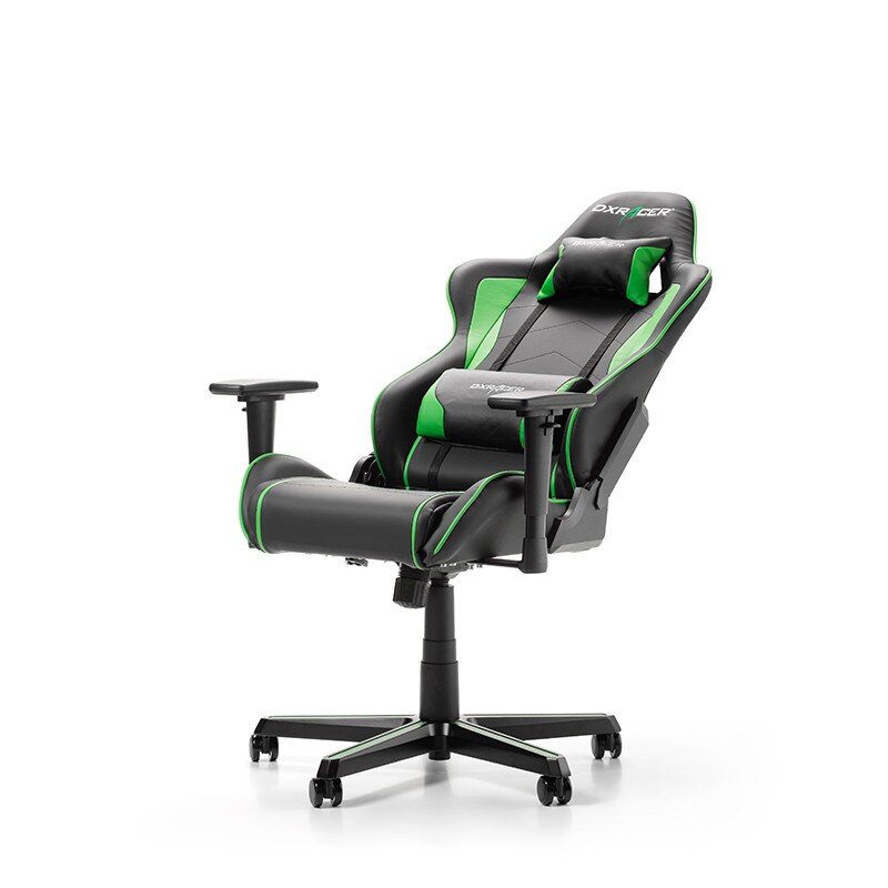 Žaidimų kėdė DXRacer Formula F08-NE, juoda/žalia цена и информация | Biuro kėdės | pigu.lt