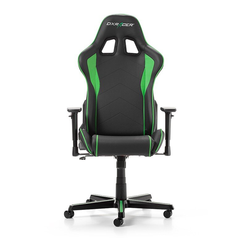 Žaidimų kėdė DXRacer Formula F08-NE, juoda/žalia цена и информация | Biuro kėdės | pigu.lt