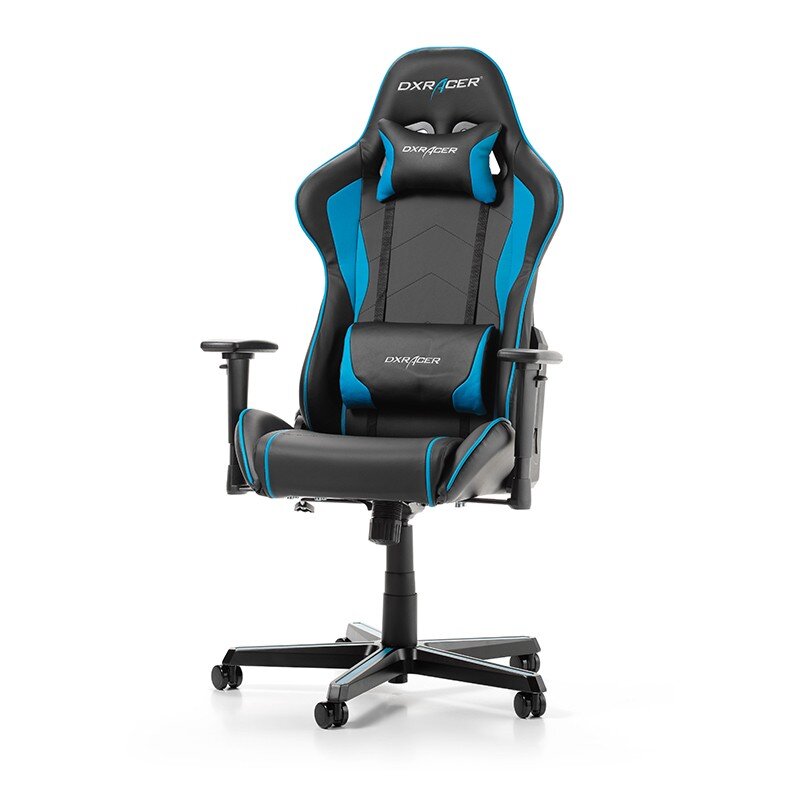 Žaidimų kėdė DXRacer Formula F08-NB, juoda/mėlyna kaina ir informacija | Biuro kėdės | pigu.lt