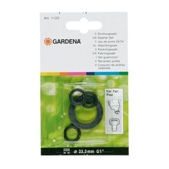 Комплект запасных прокладок Gardena цена и информация | Оборудование для полива | pigu.lt