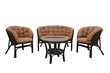 Pinta sofa NORE Bahama, ruda kaina ir informacija | Lauko kėdės, foteliai, pufai | pigu.lt