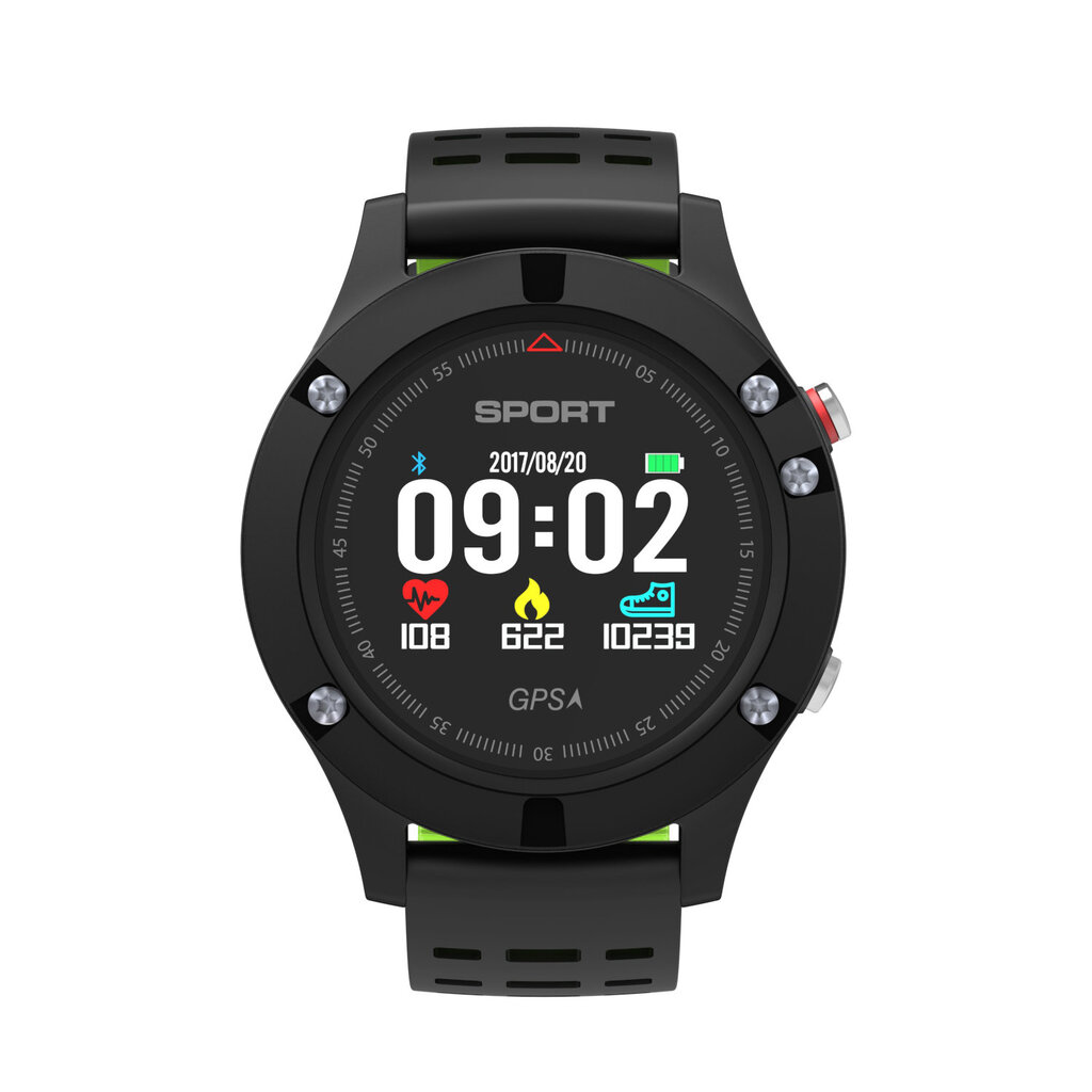 Išmanusis laikrodis DT NO.1 F5, Juoda/Žalia kaina ir informacija | Išmaniosios apyrankės (fitness tracker) | pigu.lt