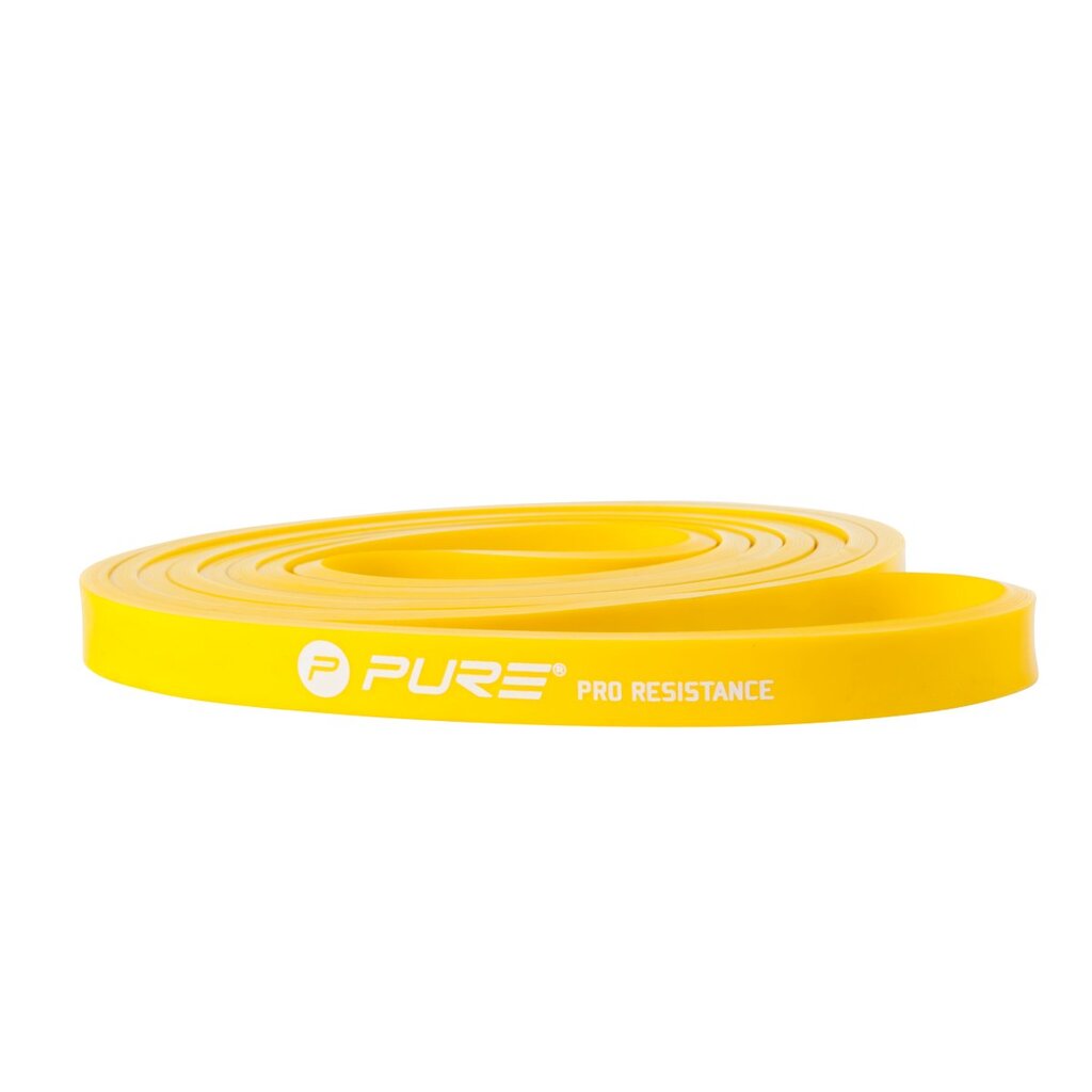 Pasipriešinimo guma Pure Pro, 101,6 cm, geltona kaina ir informacija | Pasipriešinimo gumos, žiedai | pigu.lt