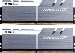 G.Skill Trident Z DDR4, 2x16GB, 3600MHz, CL17 (F4-3600C17D-32GTZSW) цена и информация | Оперативная память (RAM) | pigu.lt