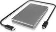 RaidSonic IcyBox 2.5" external HDD/SSD external enclosure (IB-245-C31-G) цена и информация | Komponentų priedai | pigu.lt