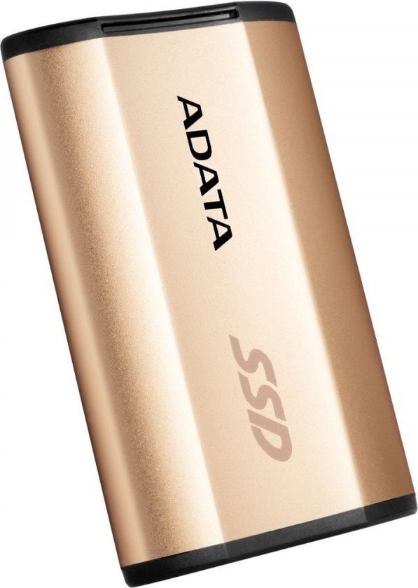 Adata SSD External SE730H 512 GB 1.8'' USB-C 3D Gold цена и информация | Išoriniai kietieji diskai (SSD, HDD) | pigu.lt