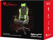 Žaidimų kėdė Genesis Nitro 550, juoda/žalia цена и информация | Biuro kėdės | pigu.lt