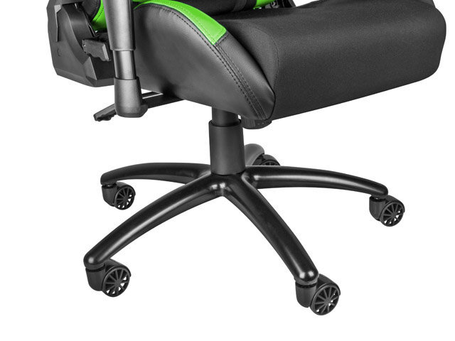 Žaidimų kėdė Genesis Nitro 550, juoda/žalia kaina ir informacija | Biuro kėdės | pigu.lt