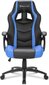 Žaidimų kėdė Sharkoon, juoda/mėlyna цена и информация | Biuro kėdės | pigu.lt