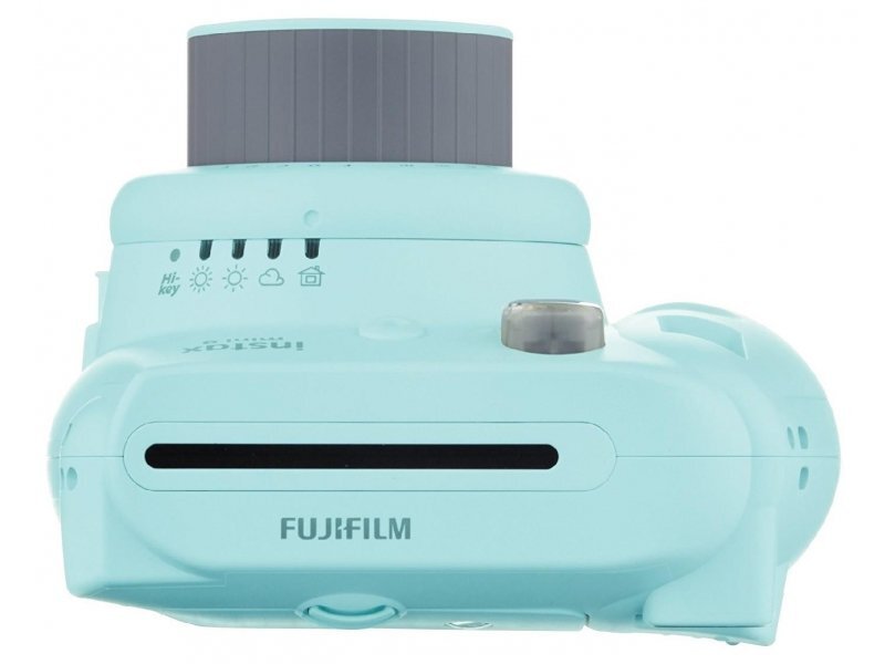 Fujifilm Instax Mini 9 + Instax Mini glossy (10 lap) + originalus dėklas, Žydra kaina ir informacija | Skaitmeniniai fotoaparatai | pigu.lt